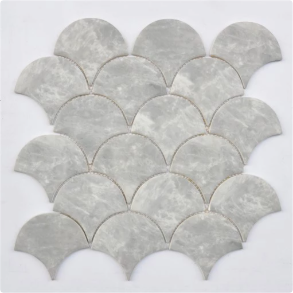 Bardiglio Scale - glass tile